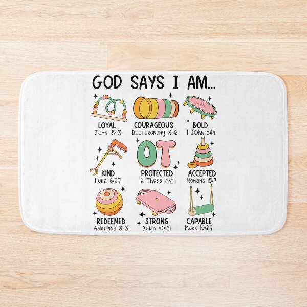 Item preview, Occupational Therapy God Say I Am OT Therapist Women Men designed and sold by jakaun.