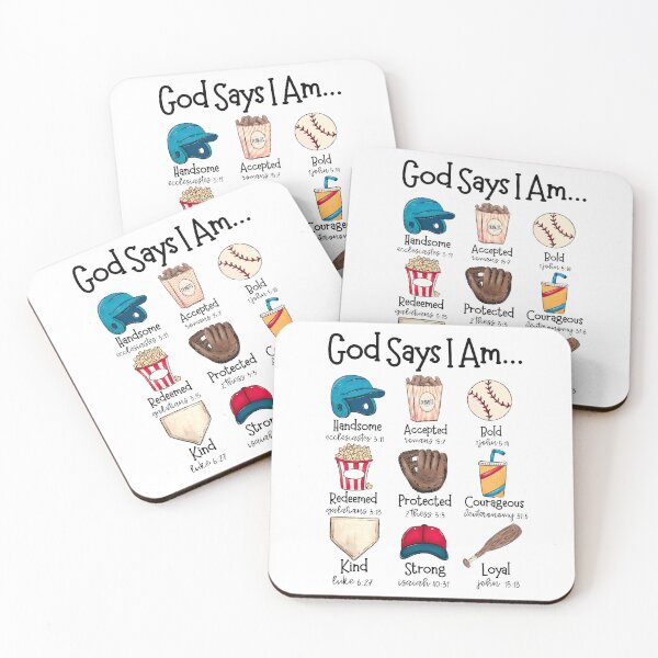 Item preview, God Say I Am Baseball Christian Jesus Bible Verse Religious designed and sold by jakaun.