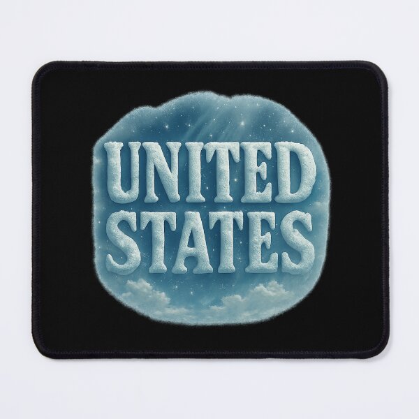 Item preview, United States Cloud Typography - Surreal Patriotic Sky Art designed and sold by MKreative Studio.