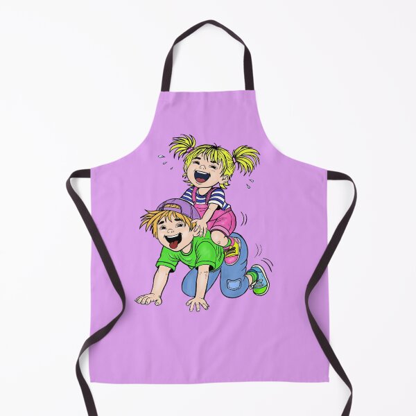Item preview, Rosie climbs onto Leo's dice, the children are having fun. designed and sold by chromyral-creations.