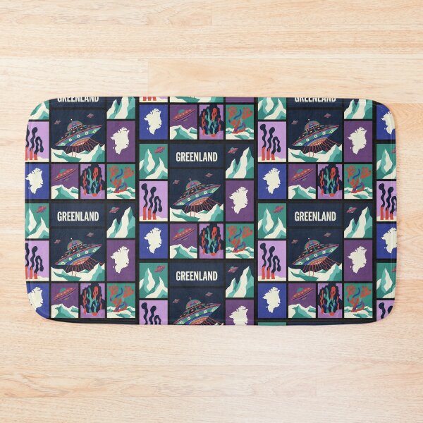 Item preview, Greenland Alien Landing Tentacles Retro Pop Art designed and sold by zzz888.