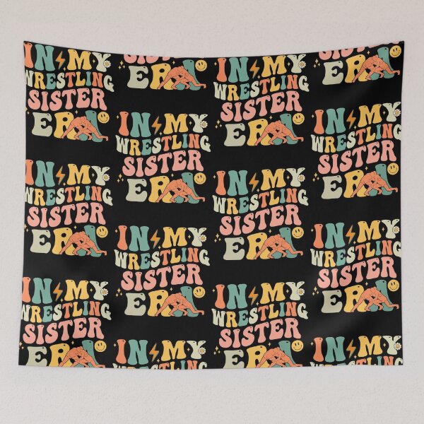 Item preview, In My Wrestling Sister Era Groovy Sports Wrestling Sister designed and sold by jakaun.