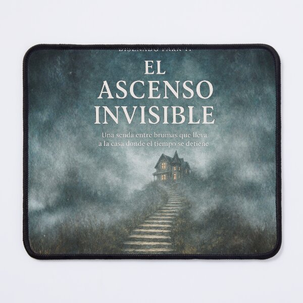 Item preview, Notebook of Misty Pathways – The Invisible Ascent designed and sold by Anomaly 404 Error.