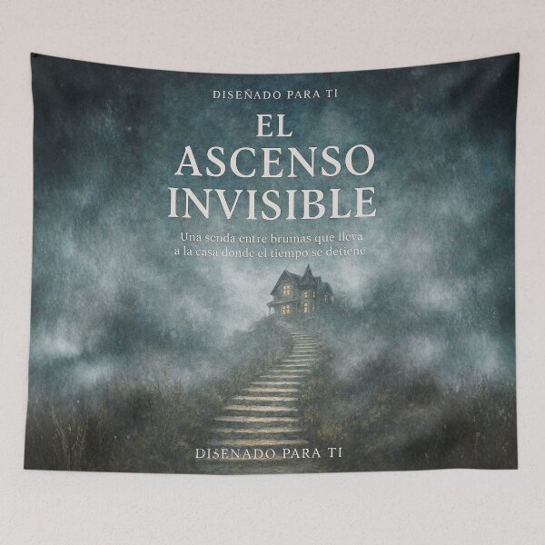 Item preview, Notebook of Misty Pathways – The Invisible Ascent designed and sold by Anomaly 404 Error.