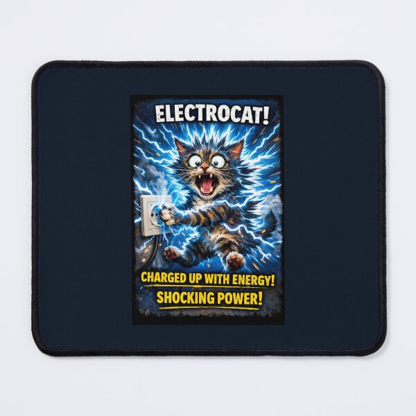 Item preview, ELECTROCAT, cats designed and sold by mikistudio.