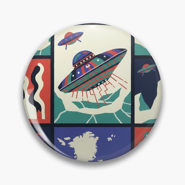 Item preview, Greenland Arctic Alien Base Retro Sci-Fi Pop Art designed and sold by zzz888.