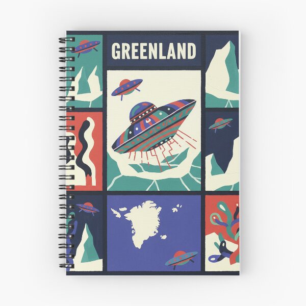 Item preview, Greenland Arctic Alien Base Retro Sci-Fi Pop Art designed and sold by zzz888.