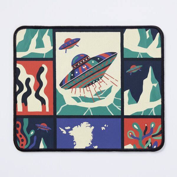Item preview, Greenland Arctic Alien Base Retro Sci-Fi Pop Art designed and sold by zzz888.