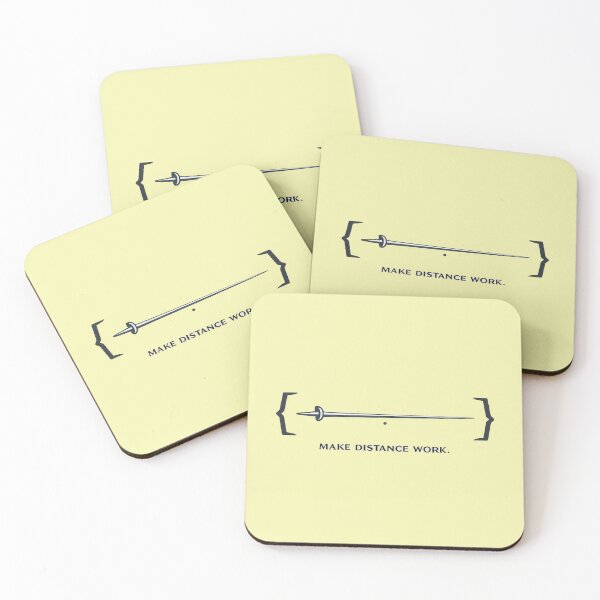 Item preview, Make Distance Work – Minimal Fencing Spacing Concept designed and sold by ChillCharmStudio.