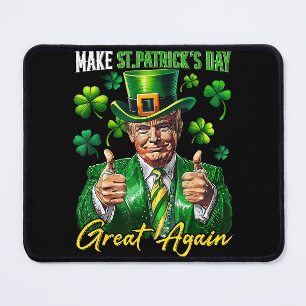 Item preview, Make St Patrick'S Day Great Again Shamrock Trump Lucky Irish designed and sold by Arens ★★★★★.