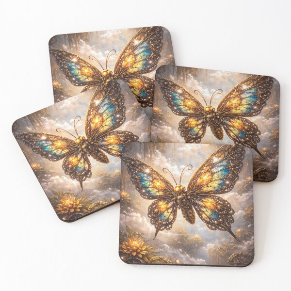 Item preview, The golden steampunk butterfly designed and sold by Eric Nagel.