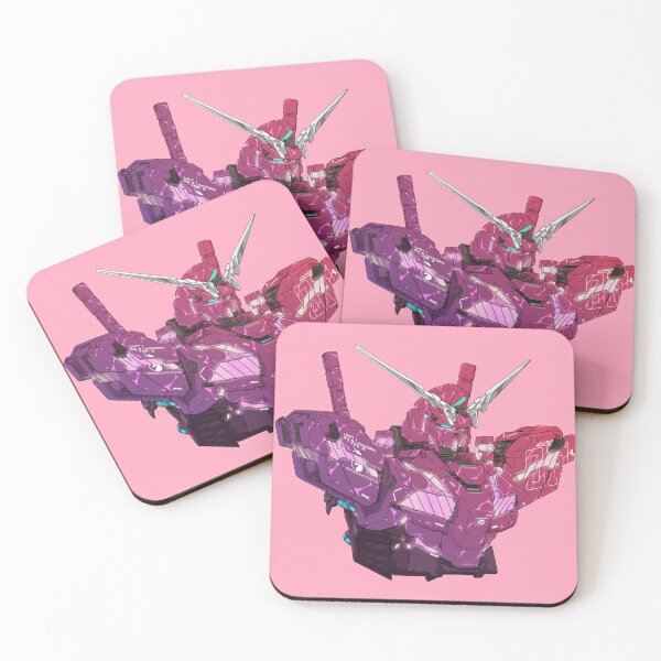 Item preview, Pink Iridescent Unicorn Gundam Art - Anime Mecha Design designed and sold by deveerei.