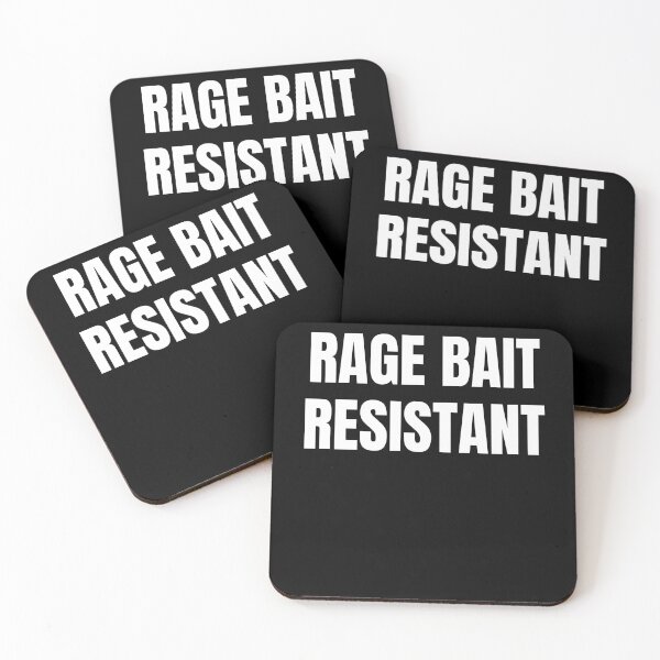 Item preview, Rage Bait Resistant – Funny Internet Culture Text Shirt designed and sold by auradesign.
