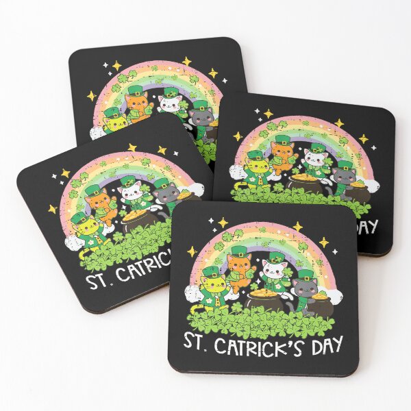 Item preview, St Patricks Day Cats Catricks Saint Pattys  designed and sold by Arens ★★★★★.