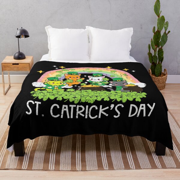 Item preview, St Patricks Day Cats Catricks Saint Pattys designed and sold by Arens ★★★★★.