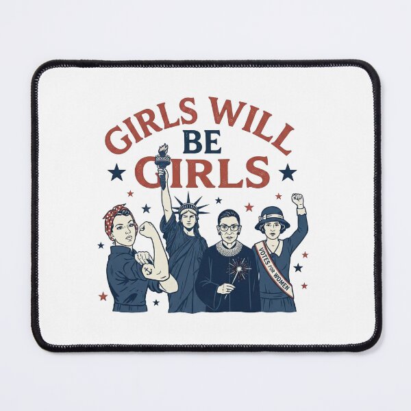 Item preview, Girls Will Be Girls Feminist History designed and sold by AdyKurniawan.