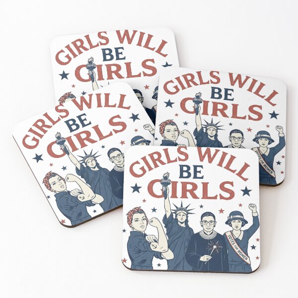 Item preview, Girls Will Be Girls Feminist History designed and sold by AdyKurniawan.