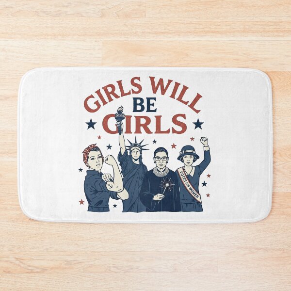 Item preview, Girls Will Be Girls Feminist History designed and sold by AdyKurniawan.