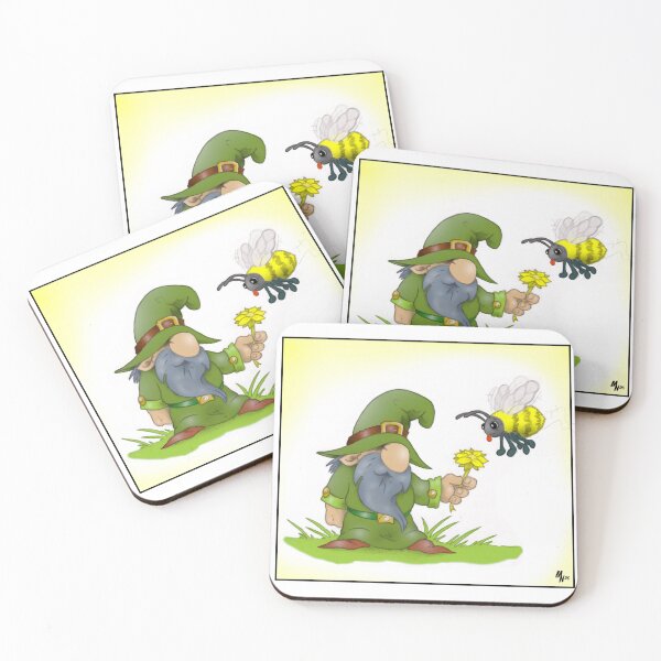 Item preview, Gnome Wizard makes a friend. designed and sold by MikeNewbanks.