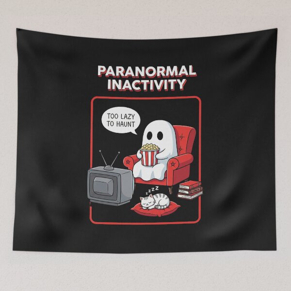 Item preview, Paranormal Inactivity Funny Ghost designed and sold by AdyKurniawan.