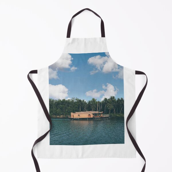Item preview, Houseboats in Kerala – Tropical Backwaters Design designed and sold by MedMoodStudio.