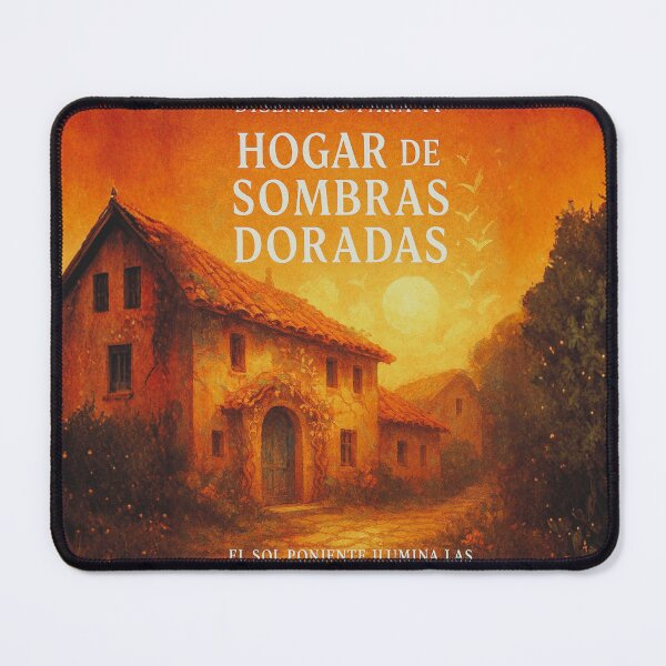 Item preview, Notebook of Golden Shadows – Sunset Village Reflections designed and sold by Anomaly 404 Error.