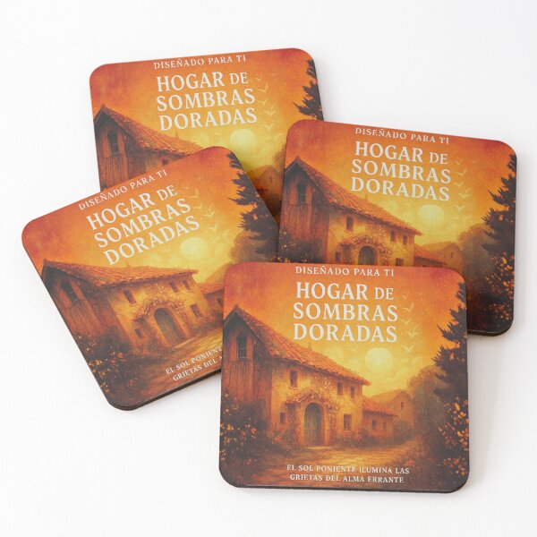 Item preview, Notebook of Golden Shadows – Sunset Village Reflections designed and sold by Anomaly 404 Error.