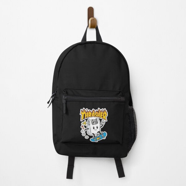 Item preview, Skater Raccoon Trash Bag Skateboard Sticker designed and sold by AdyKurniawan.