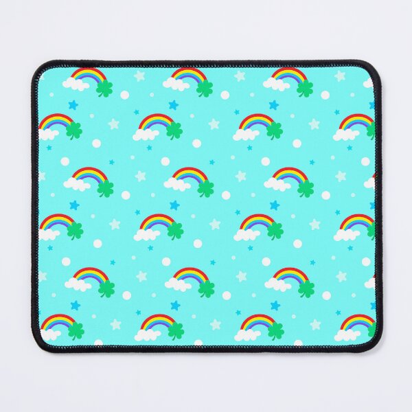 Item preview, Cute Saint Patrick's day baby pattern with rainbow cloud and shamrock designed and sold by nuchz.