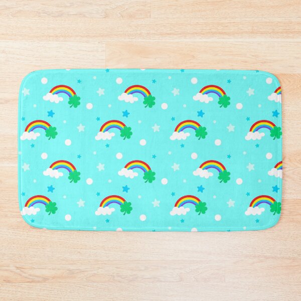Item preview, Cute Saint Patrick's day baby pattern with rainbow cloud and shamrock designed and sold by nuchz.