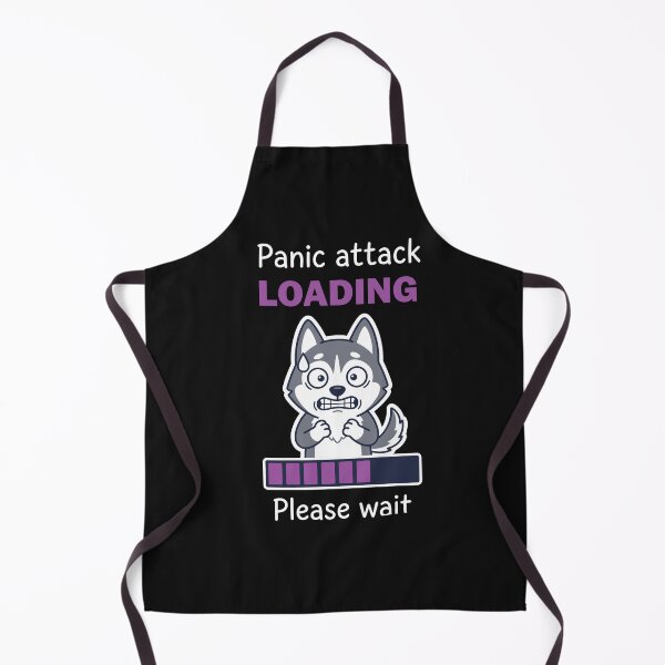 Item preview, Funny Anxiety Husky Panic Attack Loading designed and sold by AdyKurniawan.