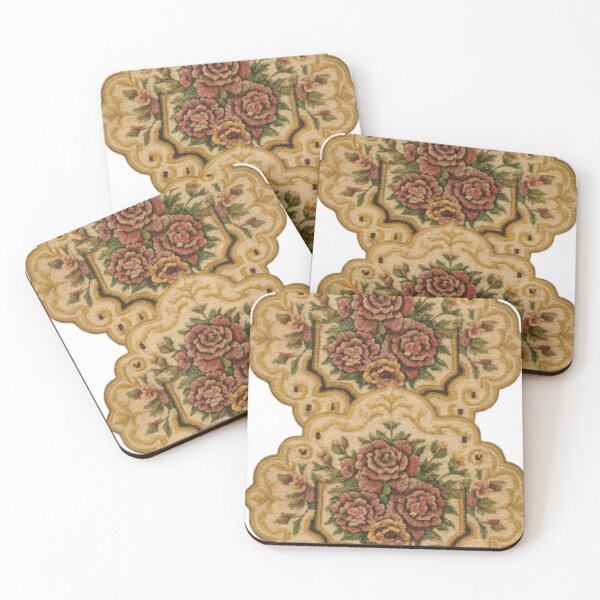 Item preview, Vintage Rose Medallion – Ornate Floral Print designed and sold by LuxuryApparels.