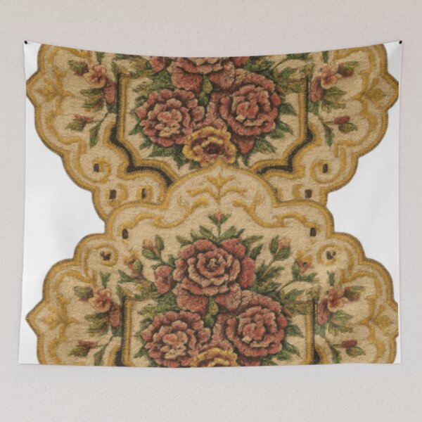 Item preview, Vintage Rose Medallion – Ornate Floral Print designed and sold by LuxuryApparels.