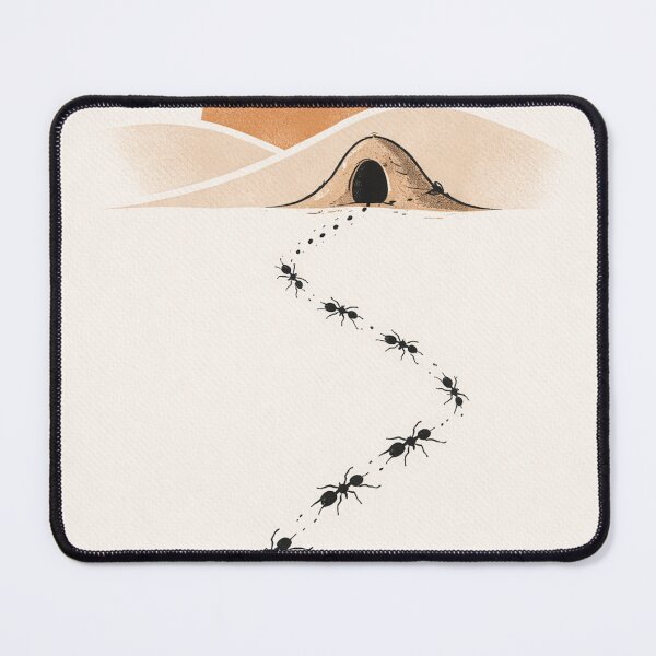 Item preview, Ant March Home – Minimalist Nature Illustration designed and sold by DrizzyV.