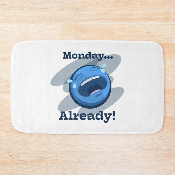 Item preview, Monday...Already! designed and sold by Kipepeo Design Ltd..