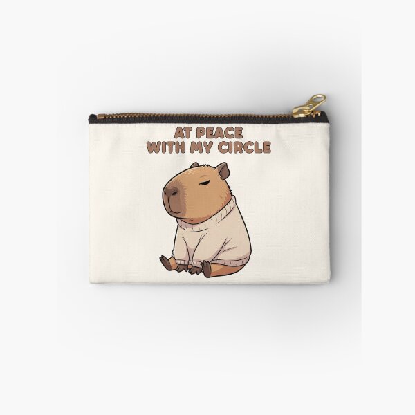 Item preview, At Peace With My Circle Capibara Galentine’s Art designed and sold by Moon's Arts.