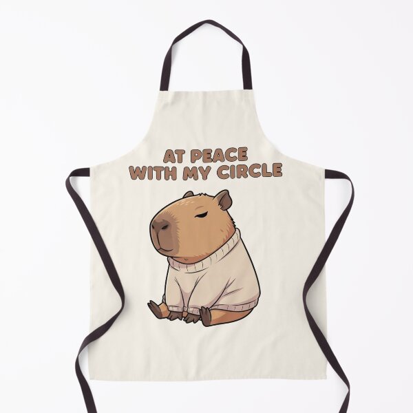 Item preview, At Peace With My Circle Capibara Galentine’s Art designed and sold by Moon's Arts.