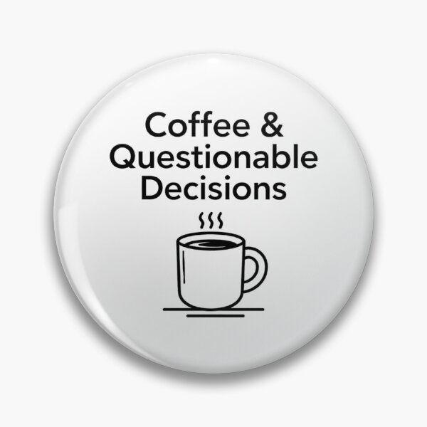 Item preview, Teacher Sticker - Coffee Questionable Decisions Minimalist designed and sold by OrikuStudio.