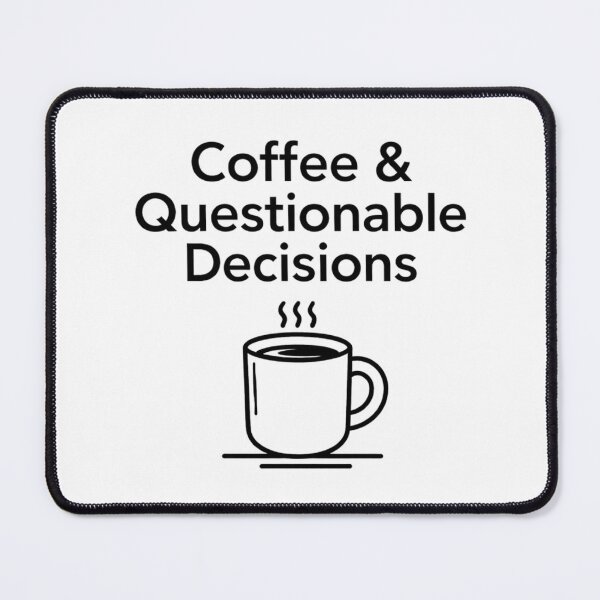 Item preview, Teacher Sticker - Coffee Questionable Decisions Minimalist designed and sold by OrikuStudio.
