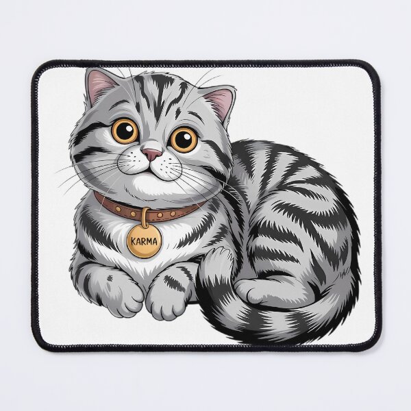 Item preview, Midnight Purrs – Karma Cat Illustration designed and sold by Midnight Ink Studio.