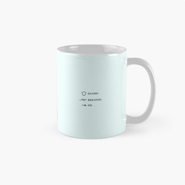 Item preview, Guard. Breathe. Go. – Fencing Mantra Minimal Icons designed and sold by ChillCharmStudio.