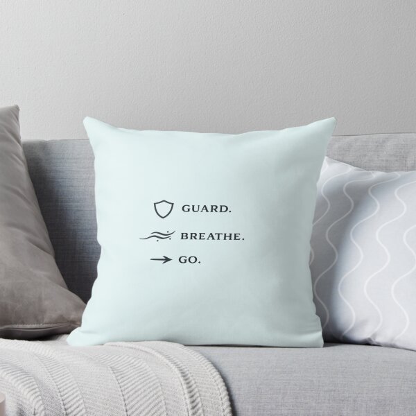 Item preview, Guard. Breathe. Go. – Fencing Mantra Minimal Icons designed and sold by ChillCharmStudio.