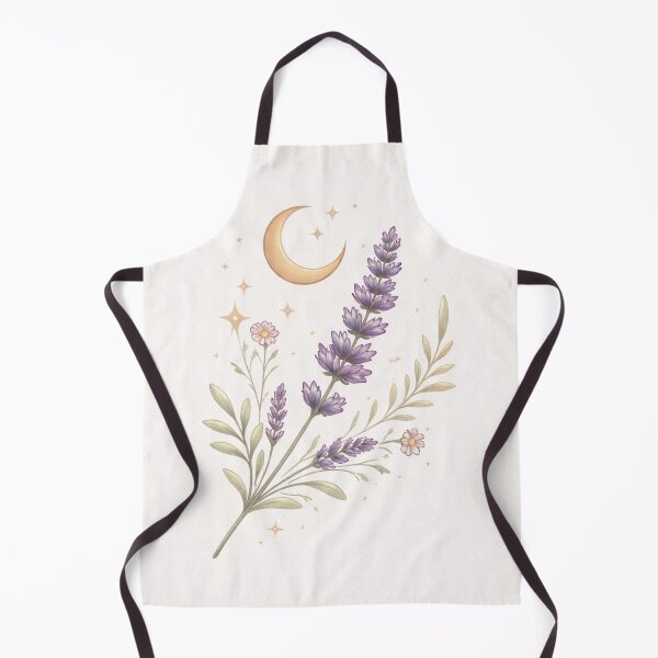 Item preview, Lavender Moon – Elegant Hand Drawn Botanical Art designed and sold by DrizzyV.