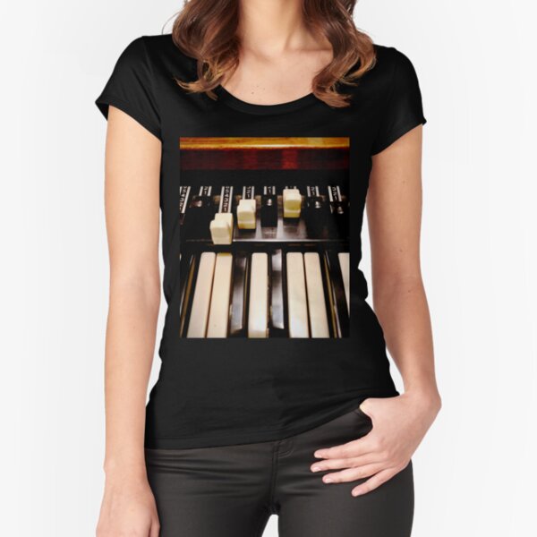 Hammond B3 Organ Fitted Scoop T-Shirt