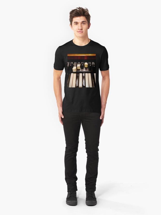 Alternate view of Hammond B3 Organ Slim Fit T-Shirt
