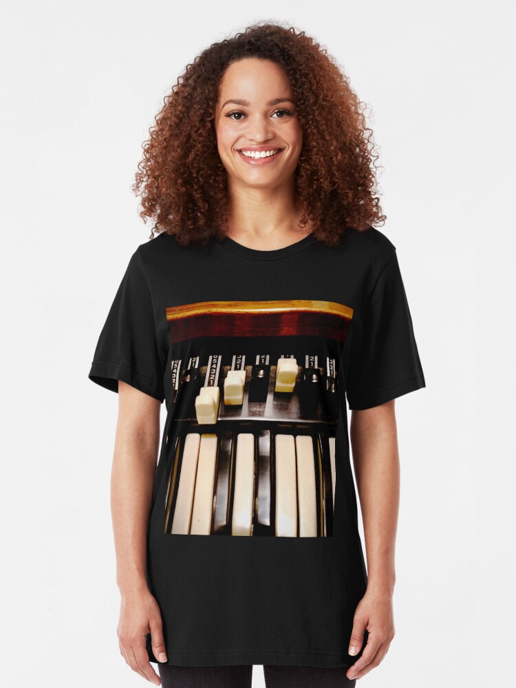 Alternate view of Hammond B3 Organ Slim Fit T-Shirt
