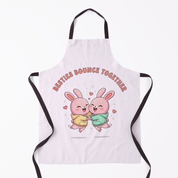 Item preview, Besties Bounce Together Galentine’s Cute Kawaii Art designed and sold by Moon's Arts.