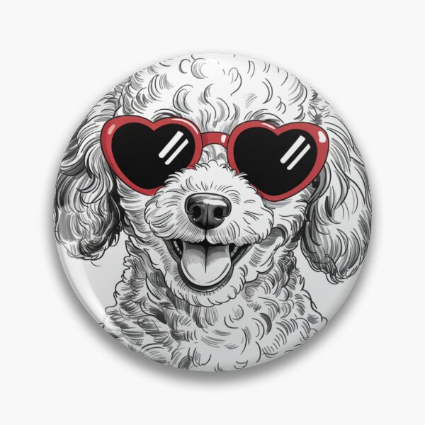 Item preview, Lovely Pudel Toy Dog designed and sold by NicolasGlowArt.