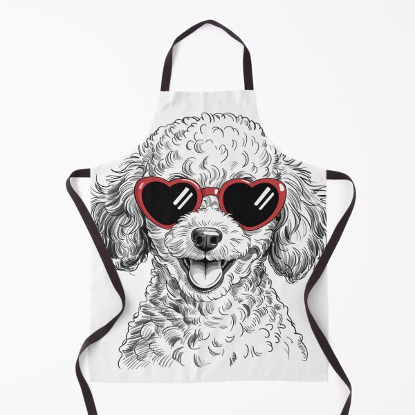 Item preview, Lovely Pudel Toy Dog designed and sold by NicolasGlowArt.