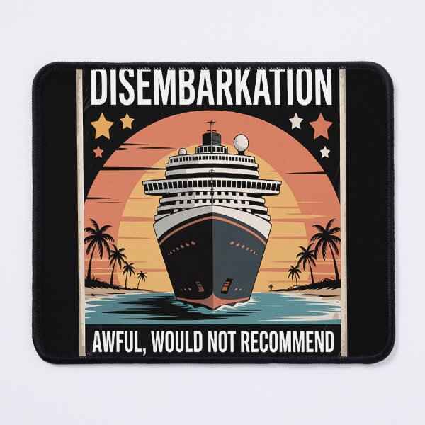 Item preview, Disembarkation Awful Would Not Recommend One Star Vacation designed and sold by StuffNestie.